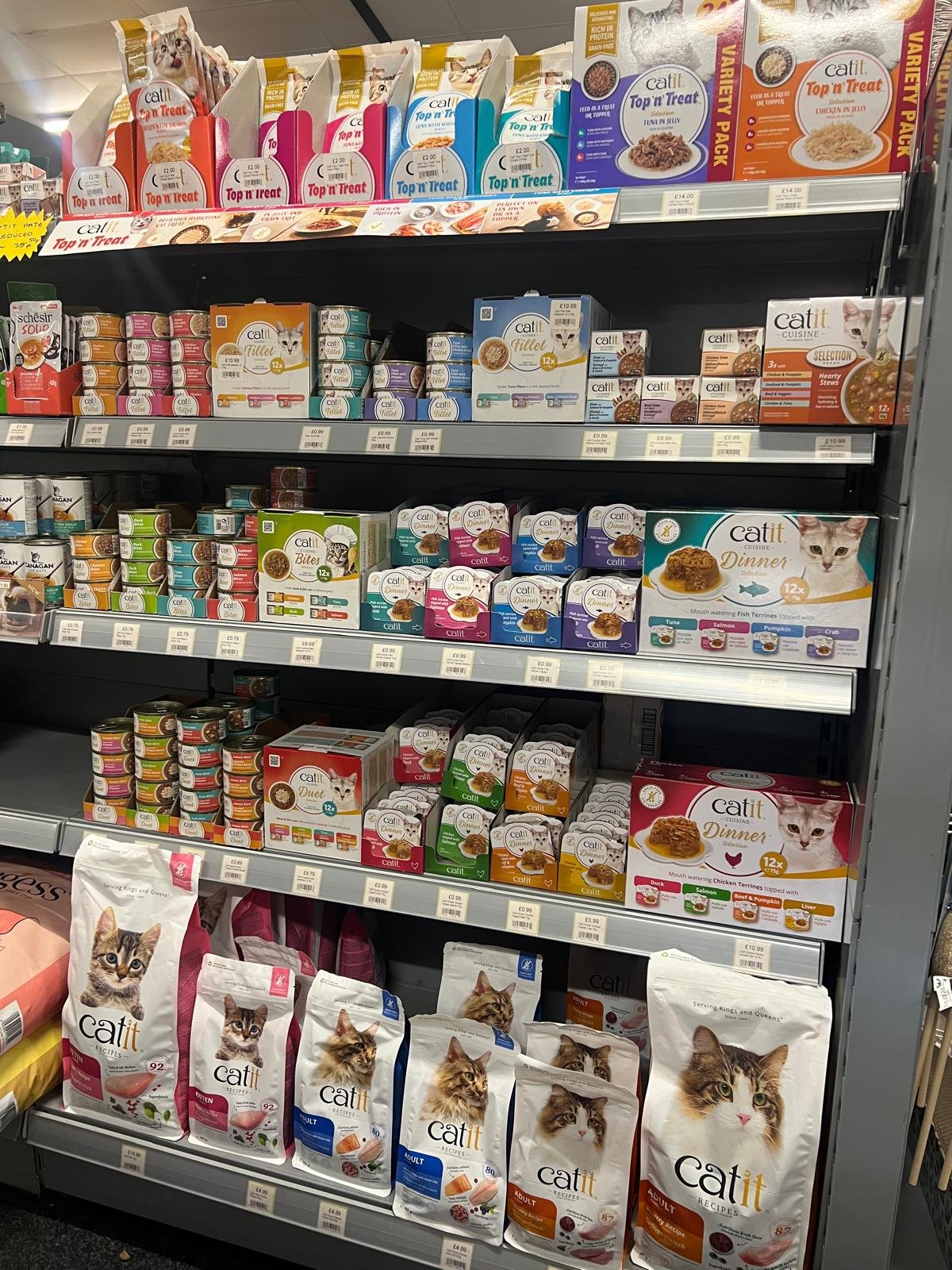 catit section in Boston Aquatics and Pets in store photo in Boston Lincolnshire catit section in Boston Aquatics and Pets in store photo in Boston Lincolnshire