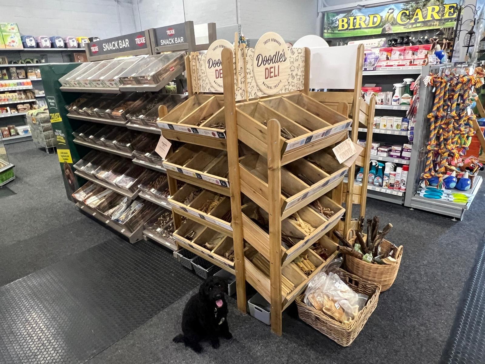 dog treat section in boston aquatics and pets in boston lincolnshire